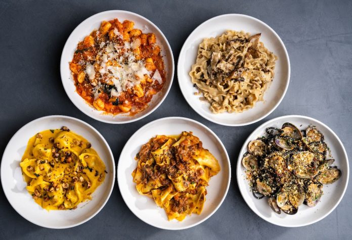 House made pastas at Thompson Italian in Falls Church, VA