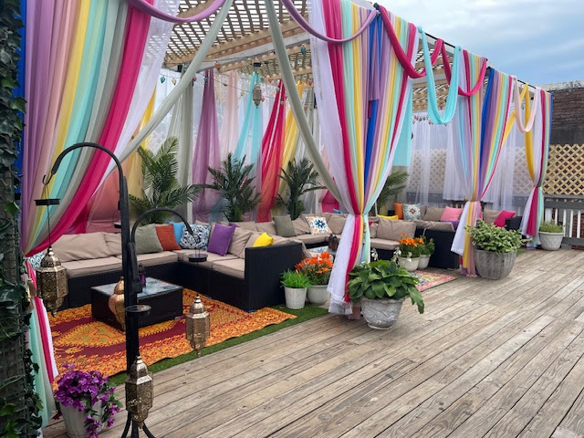 Clarendon Ballroom rooftop cabanas