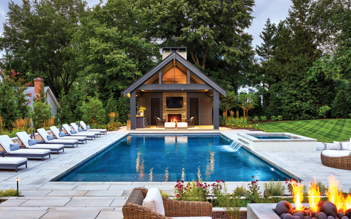 McLean pool house