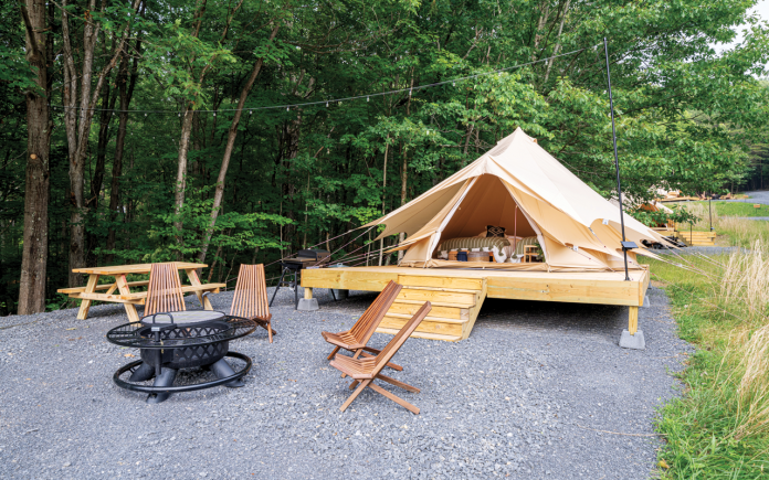 Glamping at Firefly Ridge Luxury Retreat