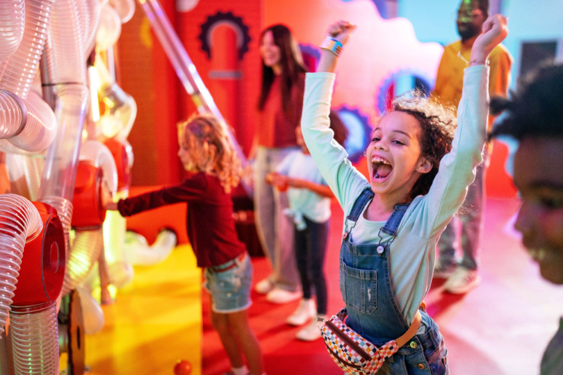 The Combination Station at Hershey Super Sweet Adventure 2. Credit Original X Productions