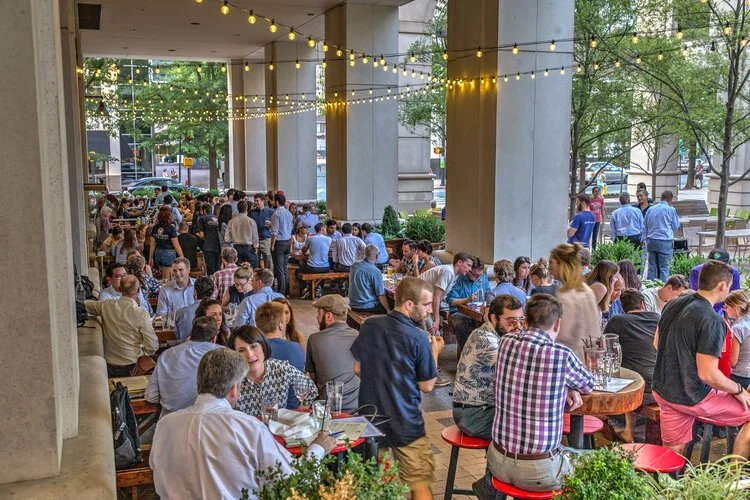 Courthaus Social Beer Garden/patio, Arlington, VA