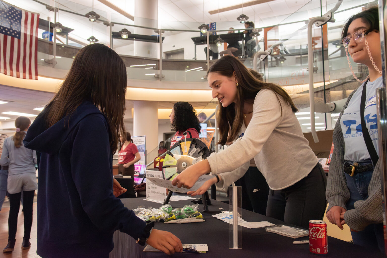 Teen Volunteers at the Arlington Public LIbrary