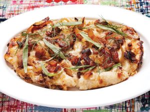 Cafe Monet tarte flambe