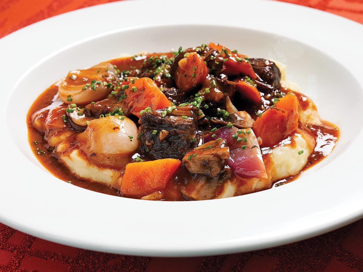 Beef bourguignon