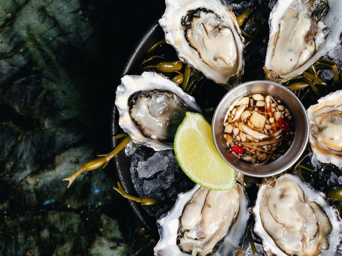Oysters on the half shell at Nue Vietnamese in Falls Church
