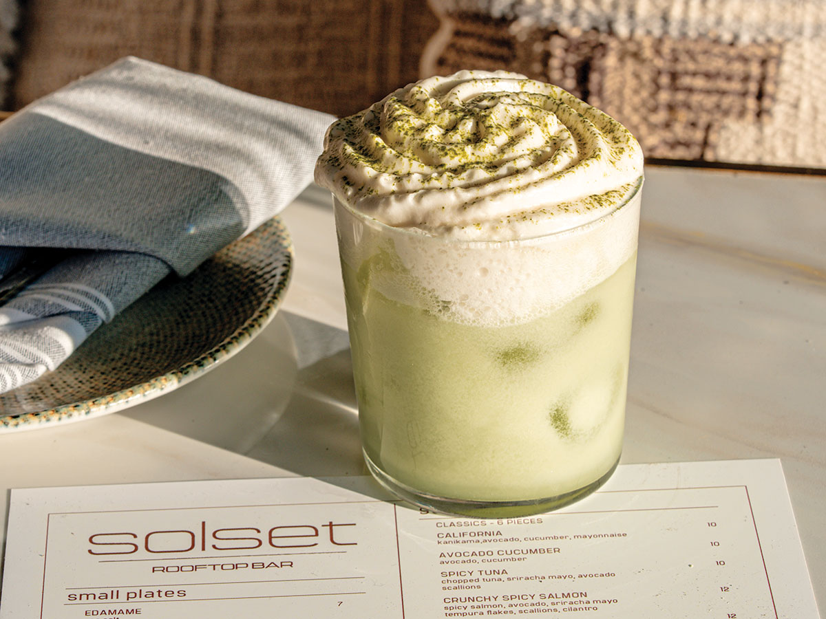 The Matcha Coco cocktail