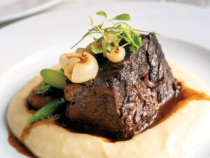 Braised short rib at Boulevard in Clarendon