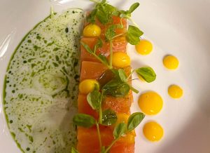 Salmon tartare at SER in Ballston